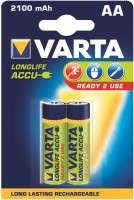 Купити акумулятор / батарейка Varta LongLife 2xAA 2100 mAh  за ціною від 386 грн.