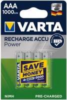 Купити акумулятор / батарейка Varta Power 4xAAA 1000 mAh  за ціною від 369 грн.