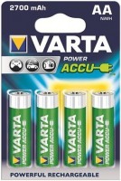 Купить акумулятор / батарейка Varta Power 4xAA 2700 mAh: цена от 777 грн.