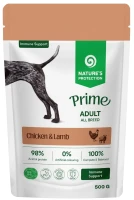Купить корм для собак Natures Protection Prime Adult Chicken/Lamb 500 g: цена от 219 грн.