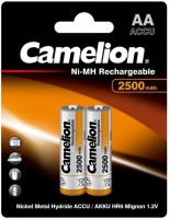 Купить акумулятор / батарейка Camelion 2xAA 2500 mAh: цена от 284 грн.