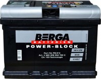 Купить автоаккумулятор Berga Power-Block по цене от 2213 грн.