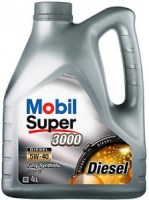 Купить моторное масло MOBIL Super 3000 X1 Diesel 5W-40 4L  по цене от 1500 грн.