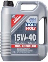 Купить моторное масло Liqui Moly MoS2 Leichtlauf 15W-40 5L  по цене от 1922 грн.