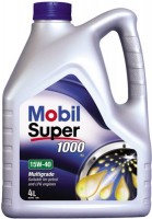 Купить моторное масло MOBIL Super 1000 X1 15W-40 4L по цене от 777 грн.