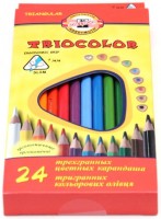 Купить карандаши Koh-i-Noor 3134 Set of 24 Triograph  по цене от 220 грн.