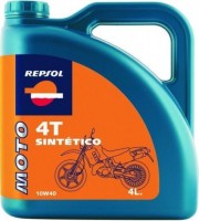Купити моторне мастило Repsol Moto Sintetico 4T 10W-40 4L  за ціною від 1950 грн.