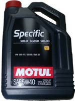 Купить моторное масло Motul Specific 505.01-502.00-505.00 5W-40 5L: цена от 2513 грн.
