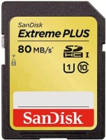 Купити карта пам'яті SanDisk Extreme Plus SD UHS-I (Extreme Plus SDHC UHS-I 32Gb) за ціною від 358 грн.