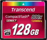Купити карта пам'яті Transcend CompactFlash 800x (128Gb) за ціною від 3319 грн.