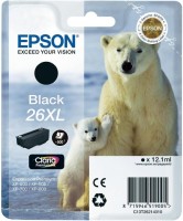 Купить картридж Epson 26XL BK C13T26214010  по цене от 1129 грн.