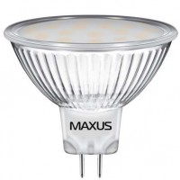Купить лампочка Maxus 1-LED-144 MR16 3W 4100K 220V GU5.3 GL  по цене от 68 грн.