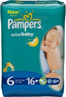 Купити підгузки Pampers Active Baby 6 (/ 16 pcs) за ціною від 453 грн.