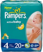 Купити підгузки Pampers Active Baby 4 (/ 20 pcs) за ціною від 119 грн.