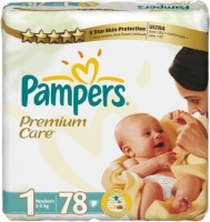 Купить подгузники Pampers Premium Care 1 (/ 78 pcs) по цене от 729 грн.