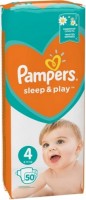 Купить подгузники Pampers Sleep and Play 4 (/ 50 pcs) по цене от 589 грн.