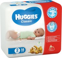 Купить подгузники Huggies Classic 2 (/ 18 pcs) по цене от 88 грн.