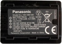 Купить акумулятор для камери Panasonic VW-VBK180: цена от 725 грн.
