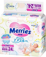 Купити підгузки Merries Diapers NB (/ 24 pcs) за ціною від 393 грн.