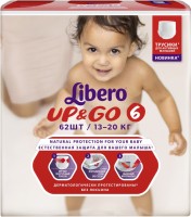 Купить подгузники Libero Up and Go 6 (/ 62 pcs) по цене от 615 грн.