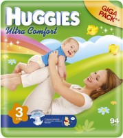 Купити підгузки Huggies Ultra Comfort 3 (/ 94 pcs) за ціною від 449 грн.