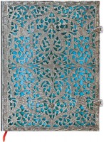 Купити блокнот Paperblanks Silver Filigree Maya Blue Large  за ціною від 1335 грн.