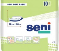 Купить подгузники Seni Soft Basic 40x60 (/ 10 pcs) по цене от 79 грн.