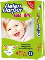 Купити підгузки Helen Harper Soft and Dry 4 (/ 12 pcs) за ціною від 52 грн.