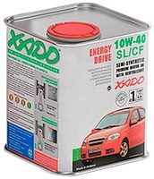 Купить моторное масло XADO Atomic Oil 10W-40 SL/CF 1L  по цене от 278 грн.