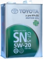 Купити моторне мастило Toyota Castle Motor Oil 5W-20 SN 4L  за ціною від 2234 грн.