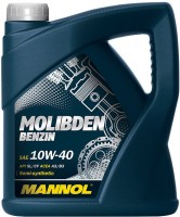 Купити моторне мастило Mannol Molibden Benzin 10W-40 4L  за ціною від 1043 грн.