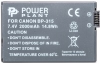 Купить аккумулятор для камеры Power Plant Canon BP-315  по цене от 328 грн.