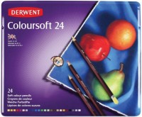 Купить карандаши Derwent Coloursoft Set of 24  по цене от 1162 грн.