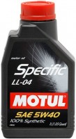 Купить моторне мастило Motul Specific LL-04 5W-40 1L: цена от 646 грн.