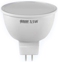 Купити лампочка Gauss LED ELEMENTARY MR16 3.5W 4100K GU5.3 13524  за ціною від 53 грн.