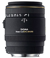 Купить объектив Sigma 70mm f/2.8 AF EX DG Macro  по цене от 18144 грн.