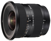Купить объектив Sony 11-18mm f/4.5-5.6 DT  по цене от 12910 грн.