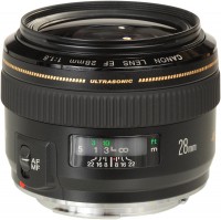 Купити об'єктив Canon 28mm f/1.8 EF USM  за ціною від 25000 грн.