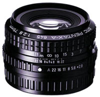 Купити об'єктив Pentax 75mm f/2.8 645 SMC FA  за ціною від 45750 грн.