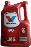 Купити моторне мастило Valvoline MaxLife 10W-40 5L  за ціною від 2348 грн.