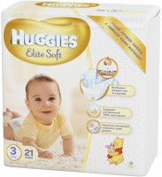Купити підгузки Huggies Elite Soft 3 (/ 21 pcs) за ціною від 345 грн.