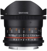 Купить объектив Samyang 12mm T3.1 VDSLR ED AS NCS Fish-eye  по цене от 8800 грн.