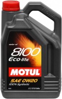 Купити моторне мастило Motul 8100 Eco-Lite 0W-20 5L  за ціною від 2217 грн.