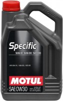 Купить моторное масло Motul Specific 506.01-503.00-506.00 0W-30 5L  по цене от 4758 грн.