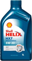 Купити моторне мастило Shell Helix HX7 Professional AV 5W-30 1L  за ціною від 306 грн.