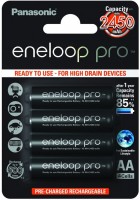 Купить аккумулятор / батарейка Panasonic Eneloop Pro 4xAA 2450 mAh  по цене от 1599 грн.