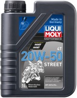 Купити моторне мастило Liqui Moly Motorbike 4T 20W-50 Street 1L  за ціною від 537 грн.