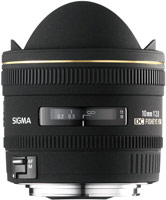 Купити об'єктив Sigma 10mm f/2.8 AF HSM EX DC Fisheye  за ціною від 31679 грн.
