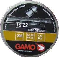 Купити кулі й патрони Gamo Master TS-22 5.5 mm 1.4 g 200 pcs за ціною від 216 грн.