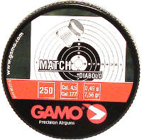 Купить кулі й патрони Gamo Match 4.5 mm 0.49 g 250 pcs: цена от 180 грн.